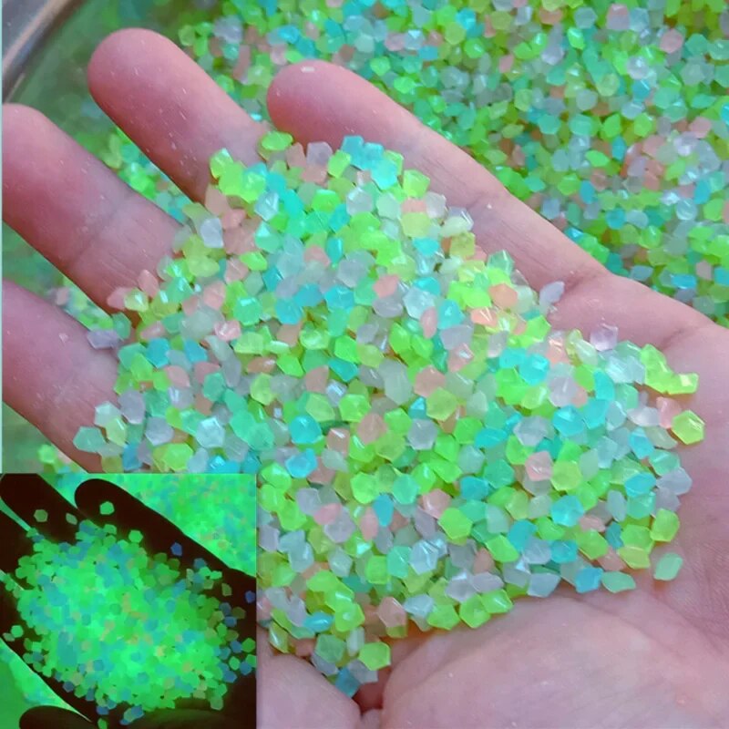 Ocean Aquarium - 1000 Stück 3–5 mm leuchtender Sand,