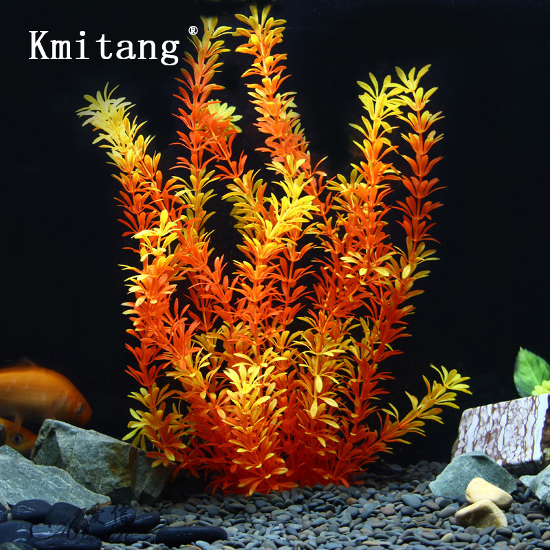 Marine Fish Tank - 100cm Tropische Pflanzen, Große Künstliche Wasserpflanzen,