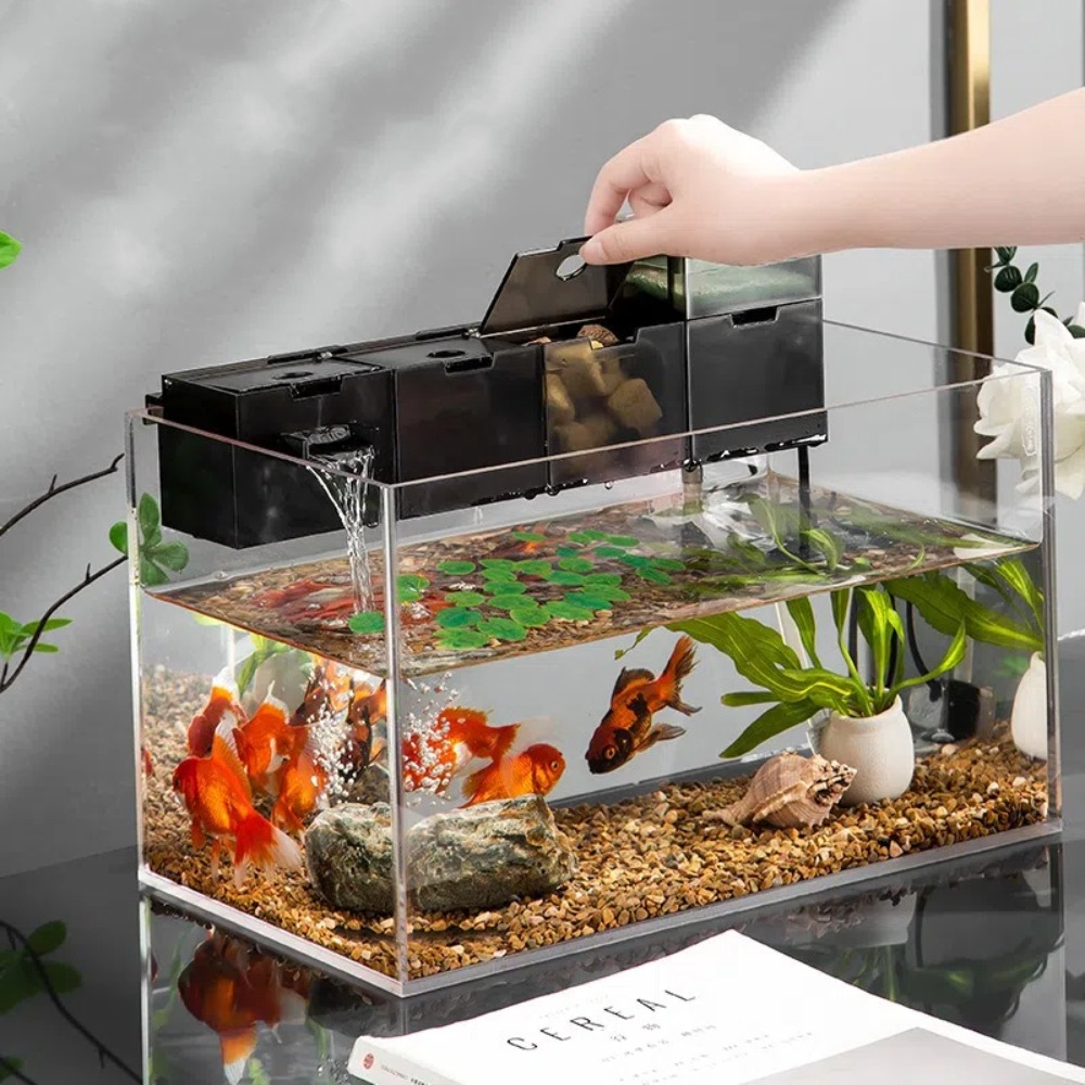 Reef Tank Filter - Drei-in-Eins Externer Aquariumfilter aus Kunststoff, Geräuscharmer