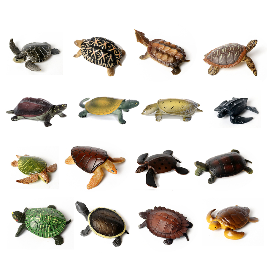 Ocean Aquarium - Realistische Miniaturen Meeres leben Meeres schildkröte