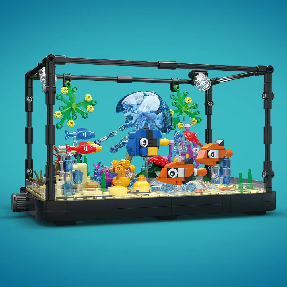 Aquarium-Baustein-Set mit Lich – Aquarium Marine Lights Bewertung und Preis