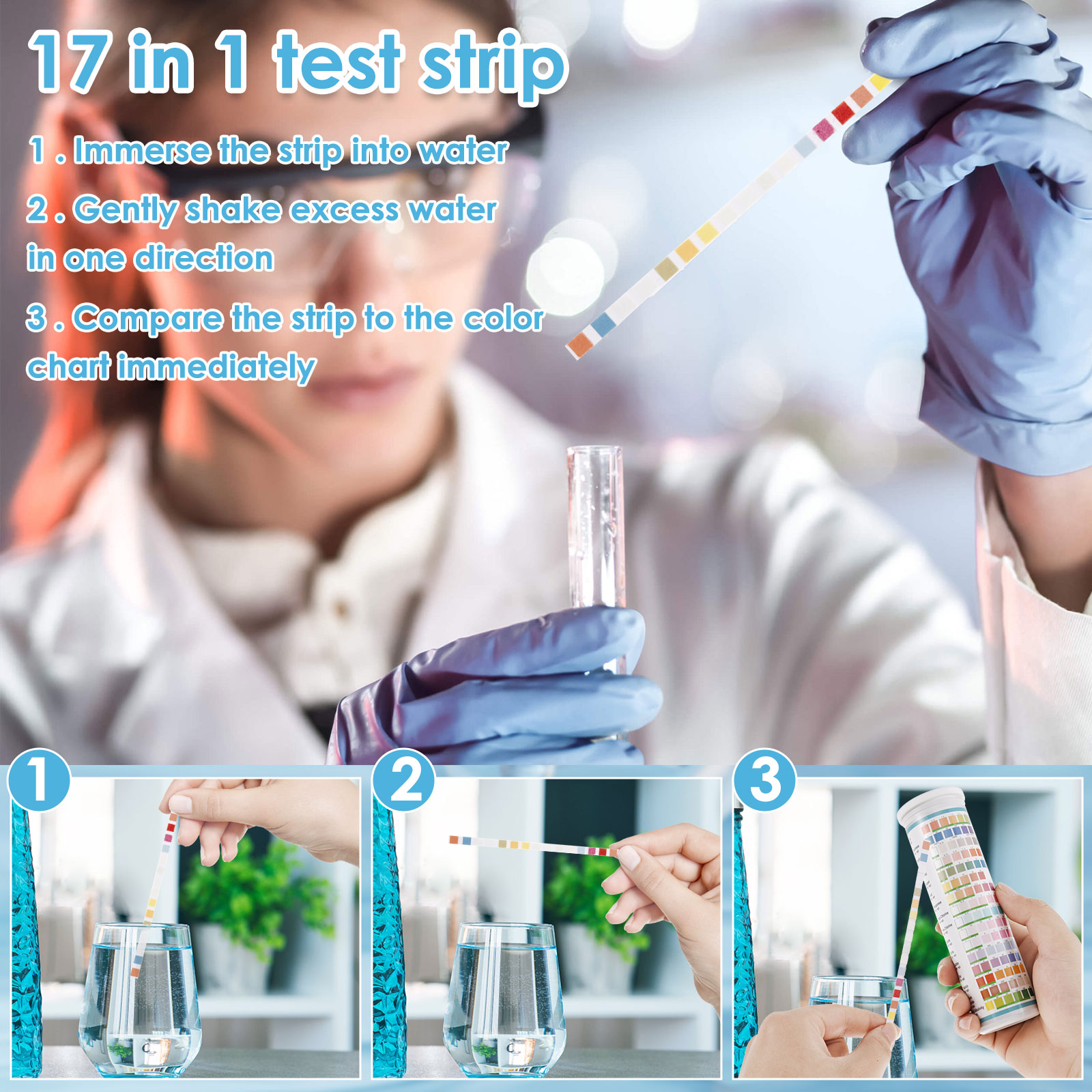 5-17 in 1 Aquarium-Teststreife – Saltwater Tank Bewertung und Preis