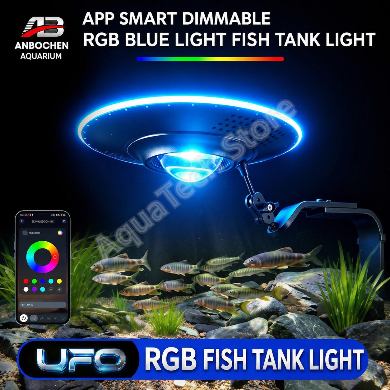 ANBOCHEN UFO RGB LED Aquariumb – Aquarium Marine Lights Bewertung und Preis